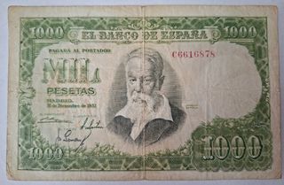Billete 1000 Pesetas 1951 España