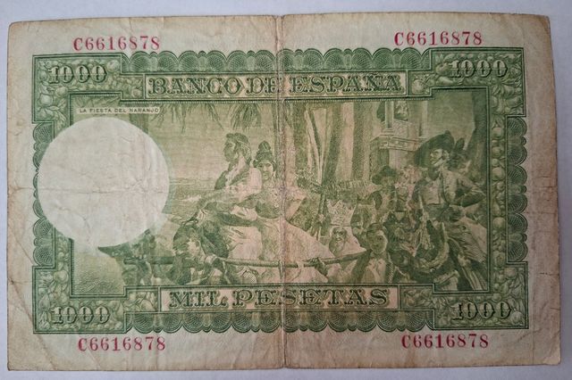 Billete 1000 Pesetas 1951 España