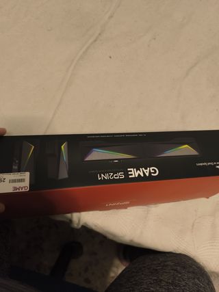Altavoces GAME SP2IN1 con luces