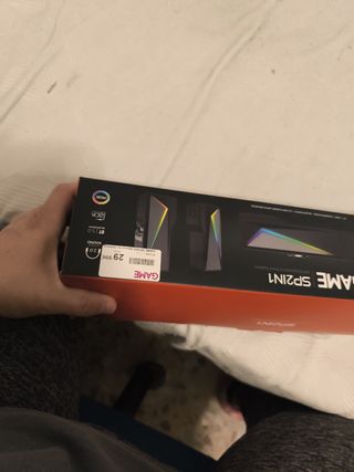 Altavoces GAME SP2IN1 con luces