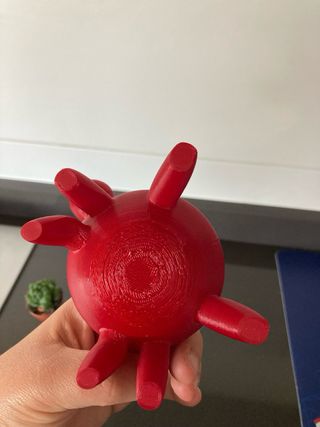 Vaso piante granchio rosso stampato in 3D