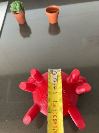 Vaso piante granchio rosso stampato in 3D