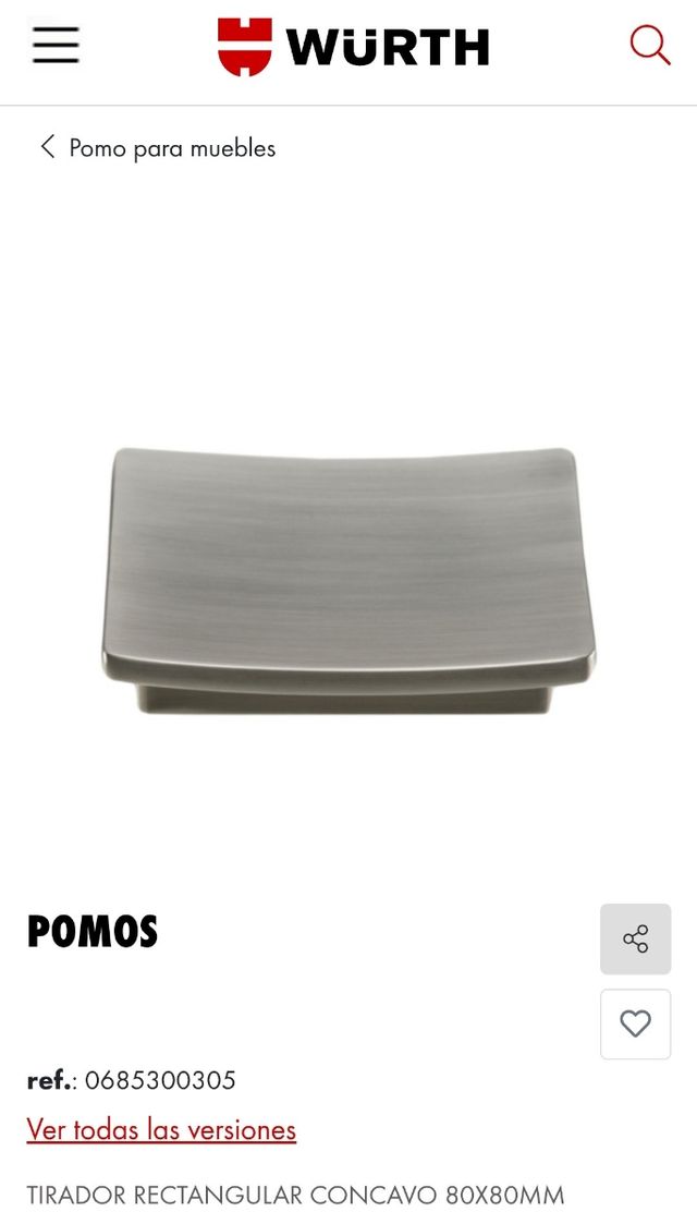 Tiradores de armario