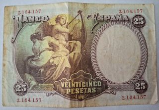 Billete 25 Pesetas España 1931