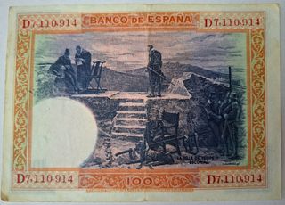 Billete 100 Pesetas 1925