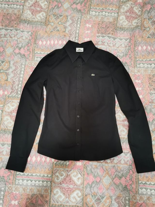 Camicia Lacoste nera, tg. 36