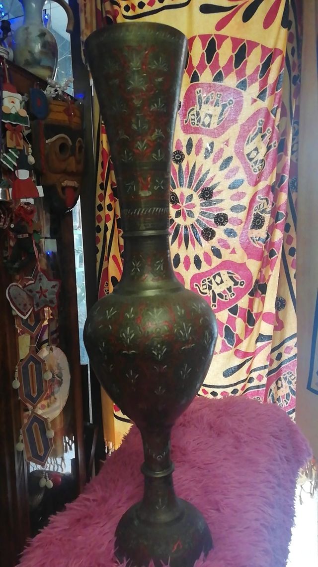 Jarrón bronce antiguo 77cm