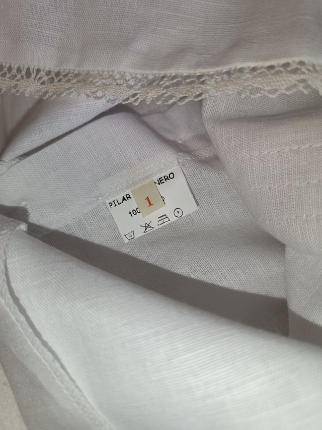 Conjunto bebé 3 piezas  Blanco/beig