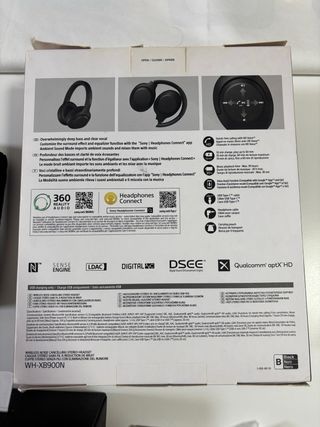 Sony WH-XB900N – Cancelación de ruido + graves potentes