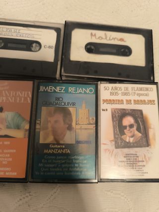 Cintas casette: Antonia Penuela, El Parr, Jiménez