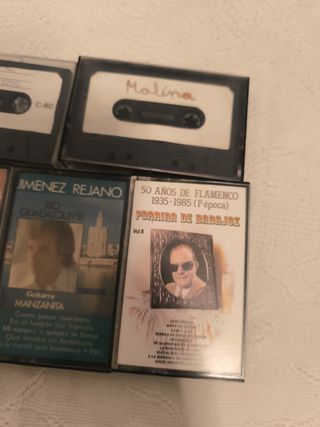 Cintas casette: Antonia Penuela, El Parr, Jiménez