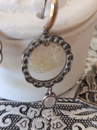 Pendientes Plata-Oro Nacar