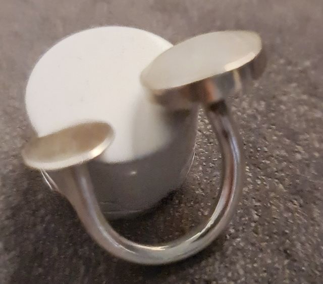 Anillo plata 925 madreperla