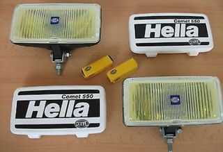 faros nuevos hella amarillos antiniebla con tapas