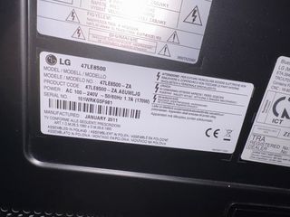 Televisor LG de 47 pulgadas