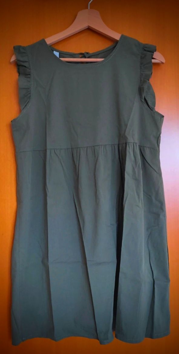 Vestito estivo verde oliva