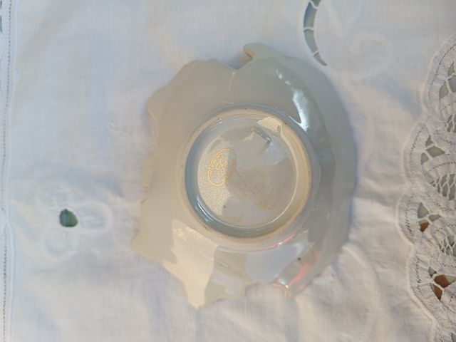 Piattino 2 gatti porcellana