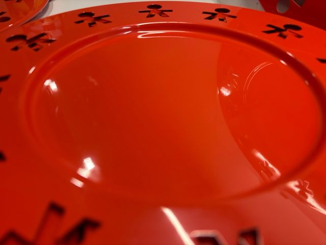 8 Sottopiatti Alessi Girotondo Arancio