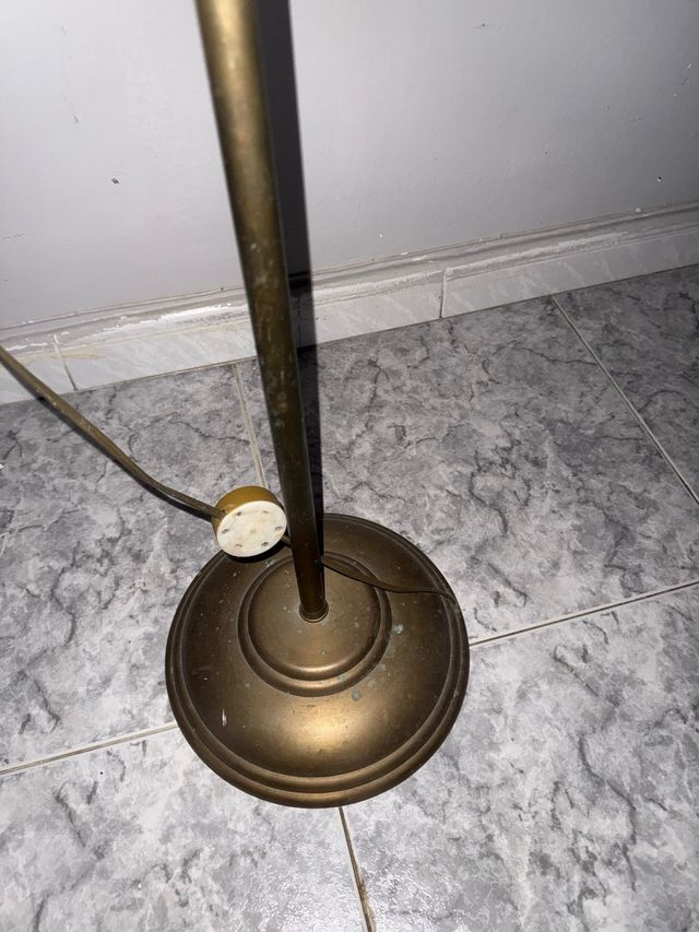 Lampara flexo latón mate vintage