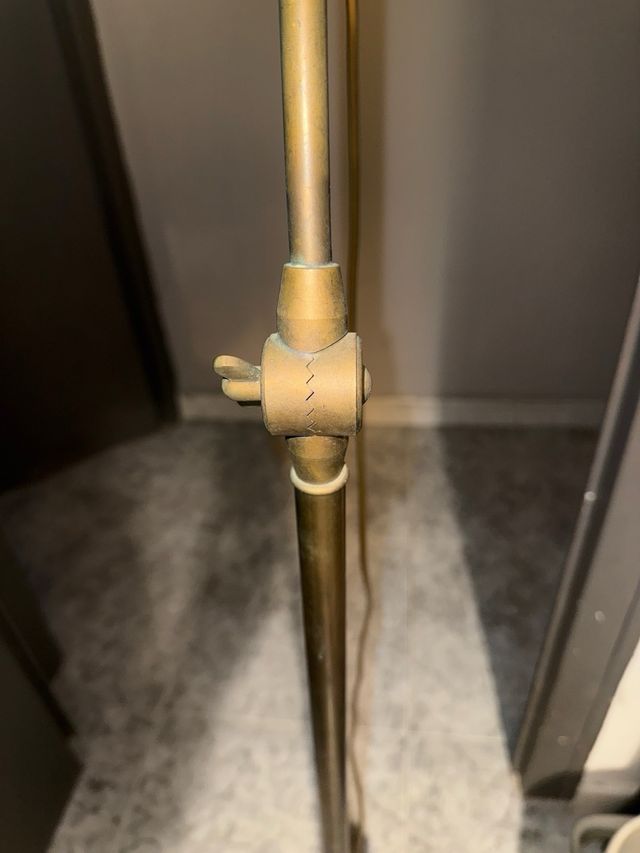 Lampara flexo latón mate vintage