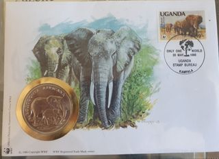 Lotto Medaglie-Token-Monete WWF 30° Anniversario