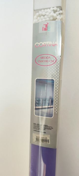 Cortina enrollable lila 180x150cm