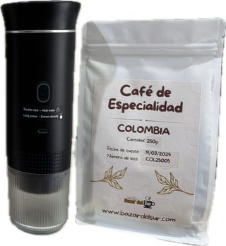 Cafetera portátil con batería