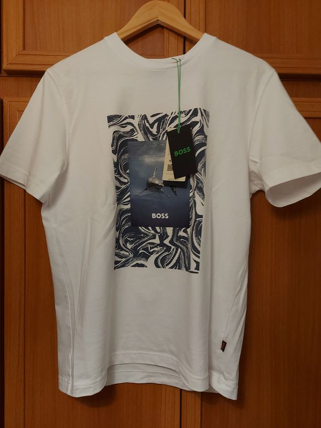 Camiseta BOSS blanca - Talla s