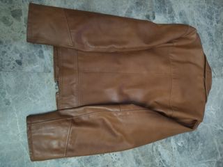 Chaqueta cuero Mira Fur marrón, talla M