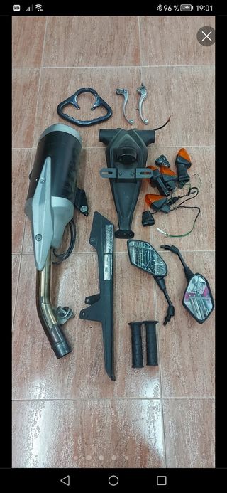 Tapa depósito moto Kawasaki N750.