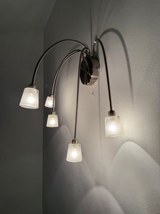 Aplique pared 5 luces - Moderno