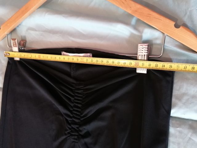 Pantalón negro flare Bershka talla M