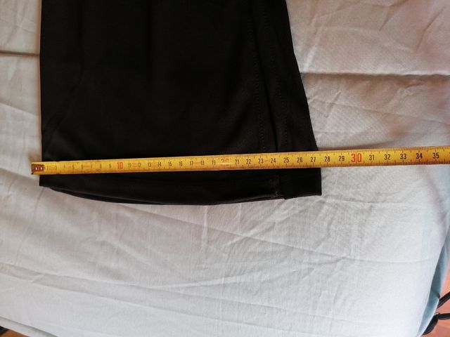 Pantalón negro flare Bershka talla M