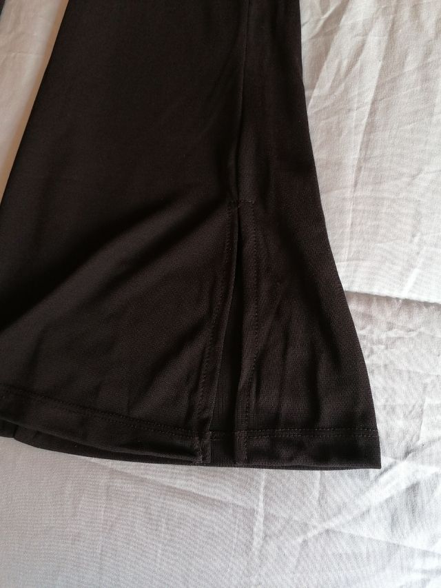 Pantalón negro flare Bershka talla M