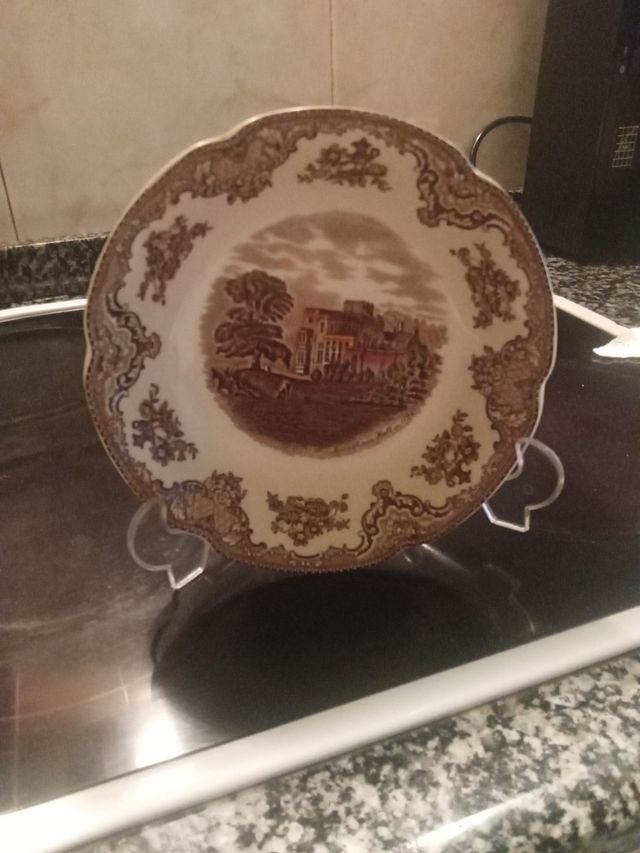 Plato cerámico inglés vintage Johnson Bros England