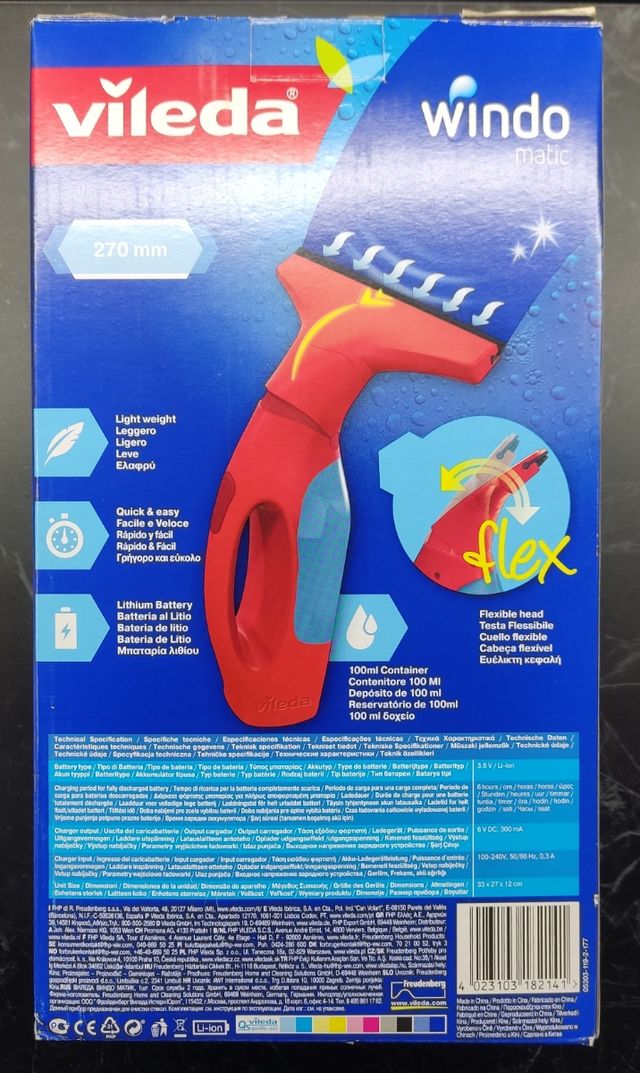 Aspirador Vileda Windomatic Limpiacristales