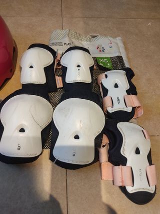 Patines Oxelo niña + protecciones