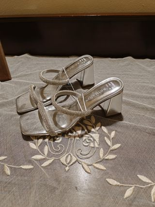 Sandalias Plata Primark 39