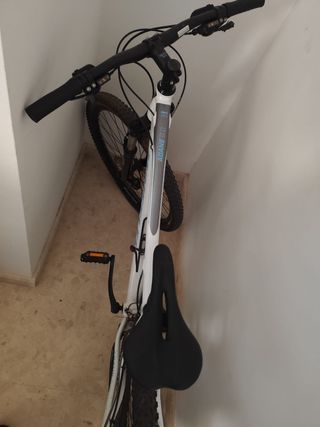 Bicicleta Wheeler montaña en blanco