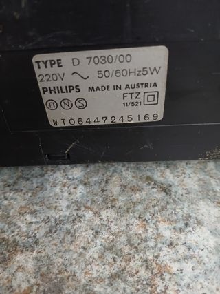 Radiocassette Philips D7030 Vintage