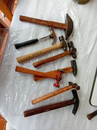 8 martelli antichi restaurati