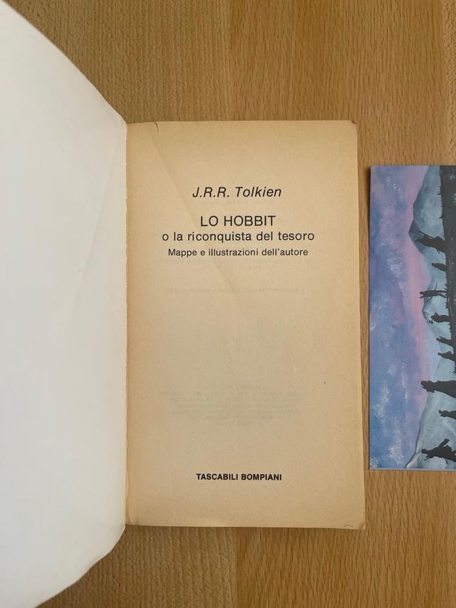 J.R.R. Tolkien lo hobbit tascabili bompiani 1988