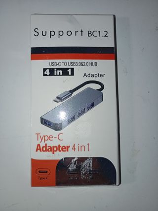 Hub USB-C 4 puertos