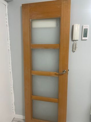 Puerta interior cristal