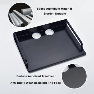 Juego 2 Estanterías de Pared Metálica para Router