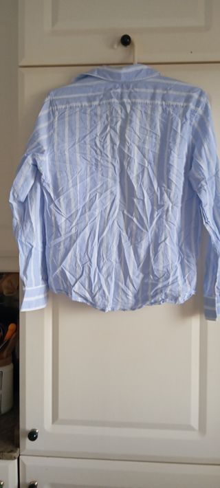 Camisa GANFIER rayas azul-blanca talla 48