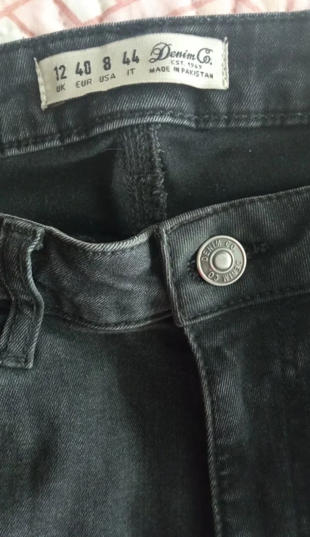 Vaqueros negros Denim Co