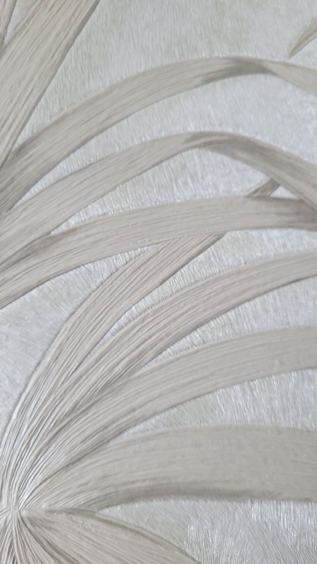 Papel pintado hojas beige