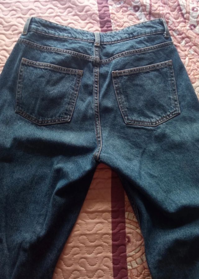 Vaqueros boyfriend azules