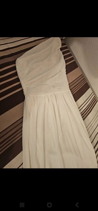 Vestido blanco estilo romano